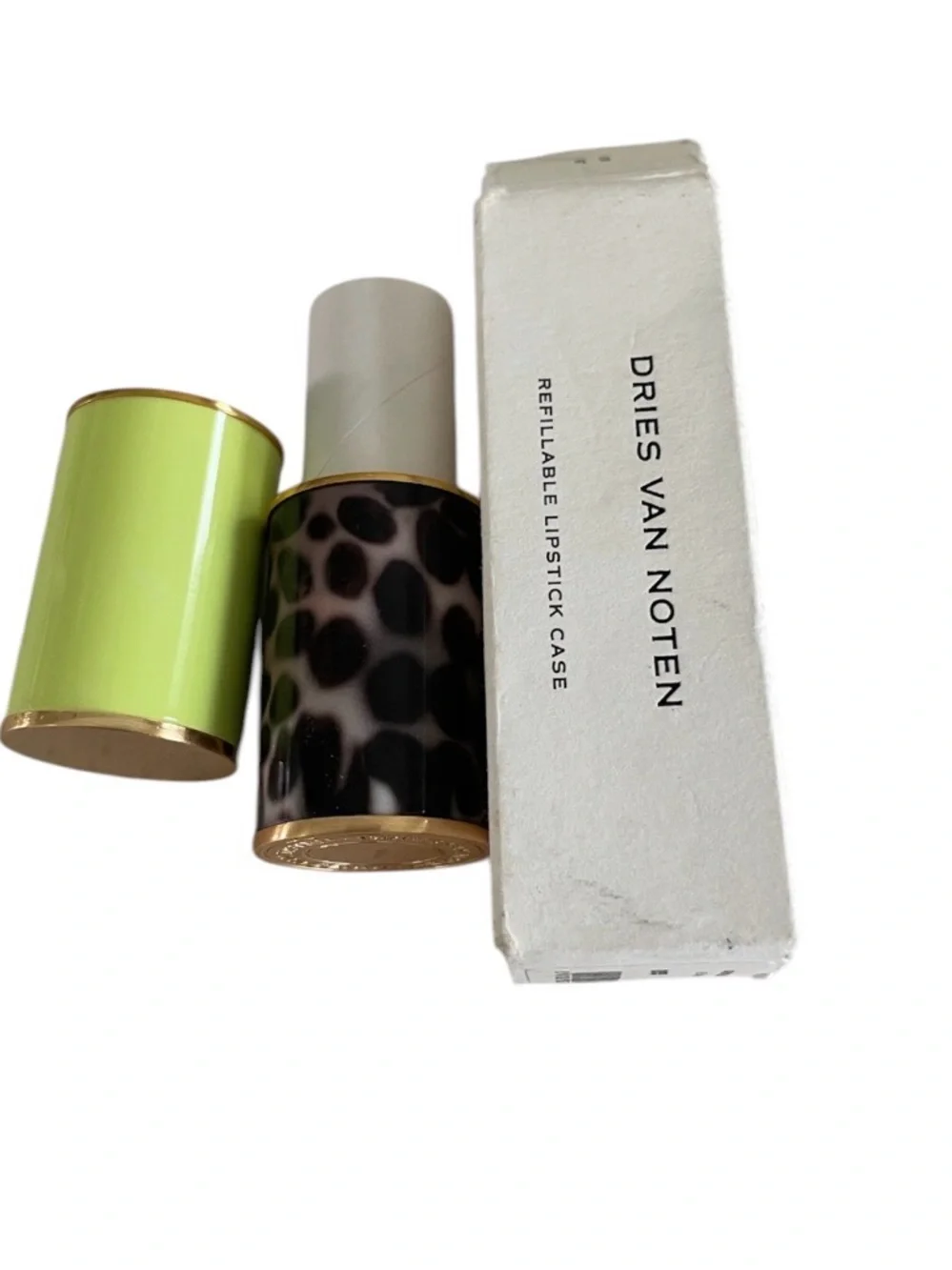 Dries Van Noten Neon Print Refillable Lipstick Case New In Box - Picture 5 of 6